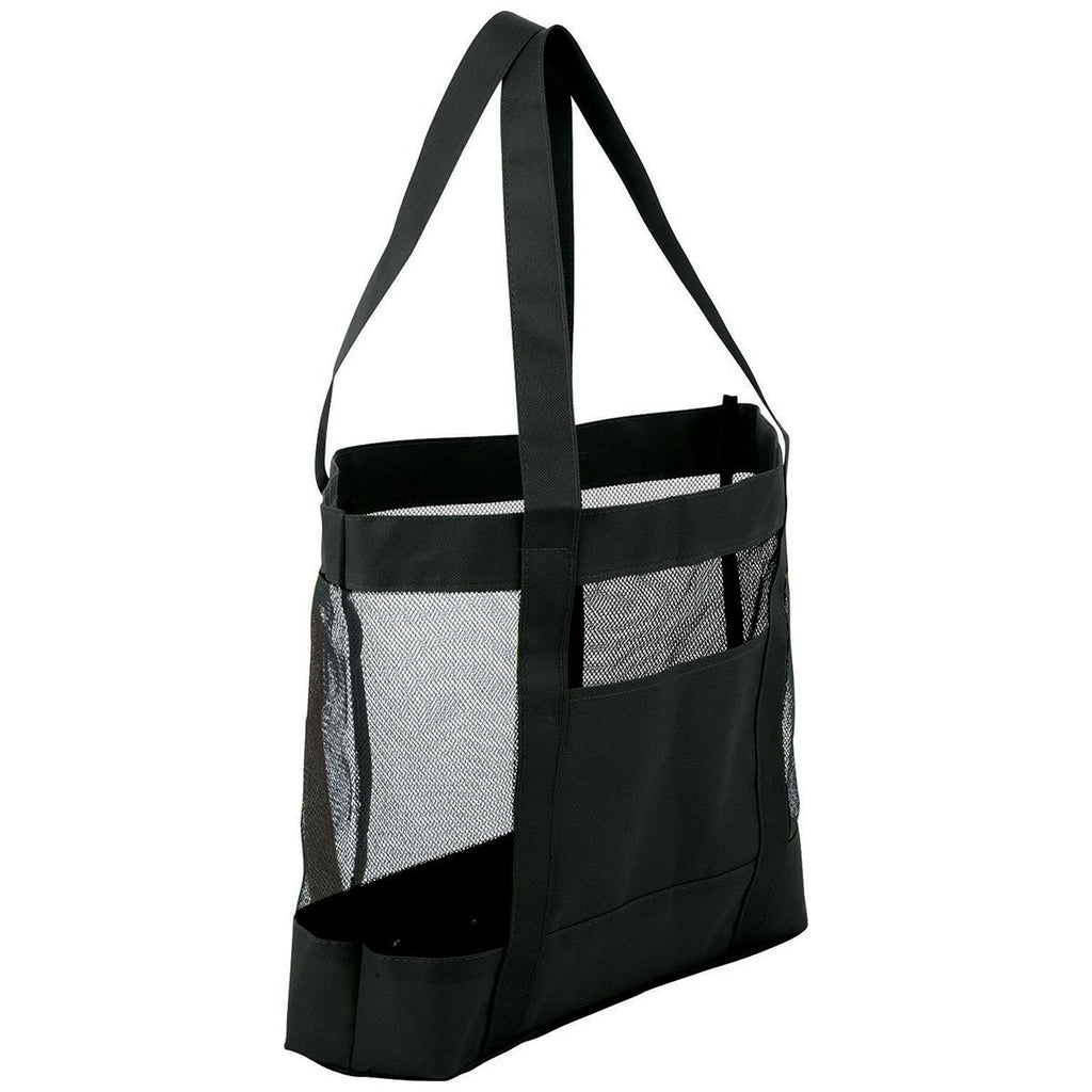Bullet Black Surfside Mesh Accent Tote