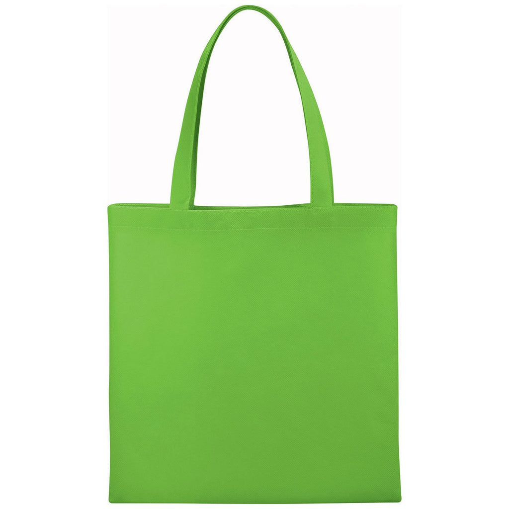 Bullet Lime Green Small Zeus Non-Woven Convention Tote