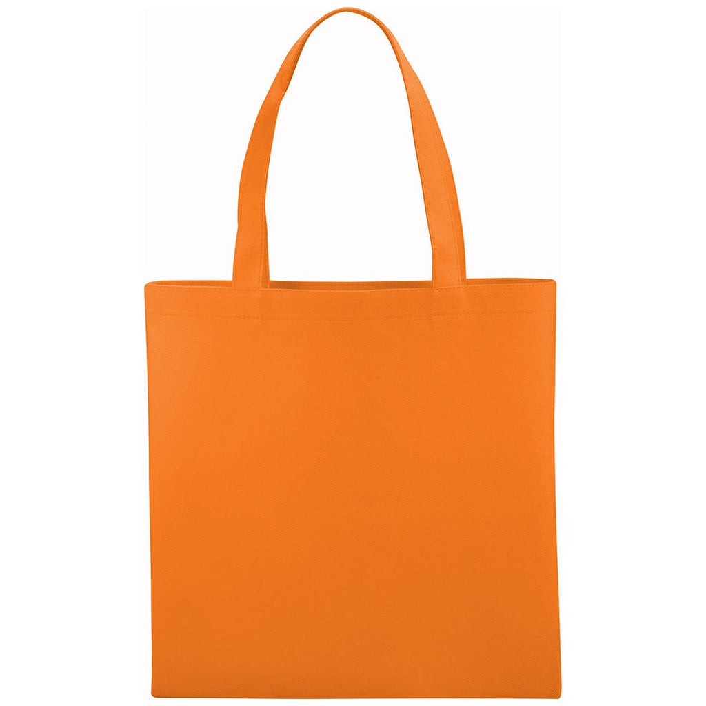 Bullet Orange Small Zeus Non-Woven Convention Tote