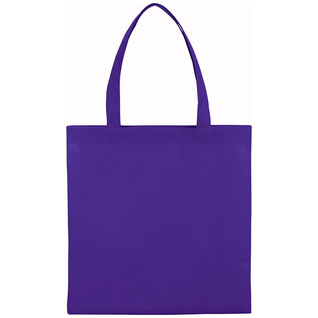 Bullet Purple Small Zeus Non-Woven Convention Tote