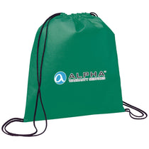 Bullet Green Evergreen Non-Woven Drawstring Bag