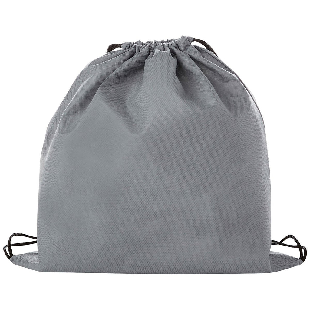 Bullet Grey Evergreen Non-Woven Drawstring Bag