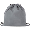Bullet Grey Evergreen Non-Woven Drawstring Bag