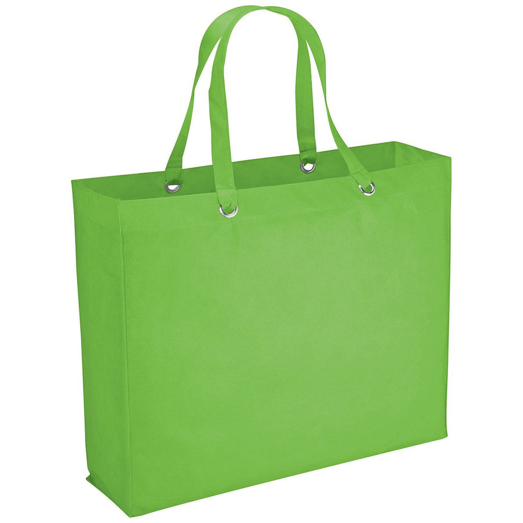 Bullet Lime Green Oak Non-Woven Shopper Tote