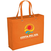 Bullet Orange Oak Non-Woven Shopper Tote