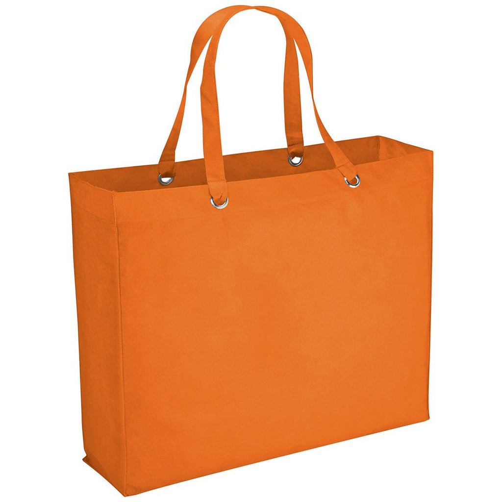 Bullet Orange Oak Non-Woven Shopper Tote