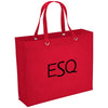 Bullet Red Oak Non-Woven Shopper Tote