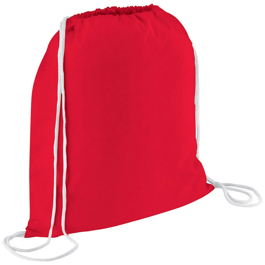 Bullet Red 4oz Cotton Drawstring Bag
