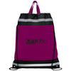 Bullet Burgundy Eagle Non-Woven Drawstring Bag