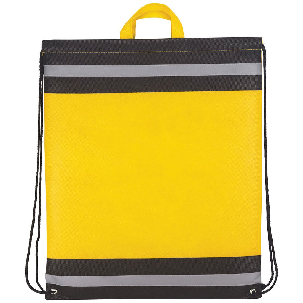 Bullet Yellow Eagle Non-Woven Drawstring Bag