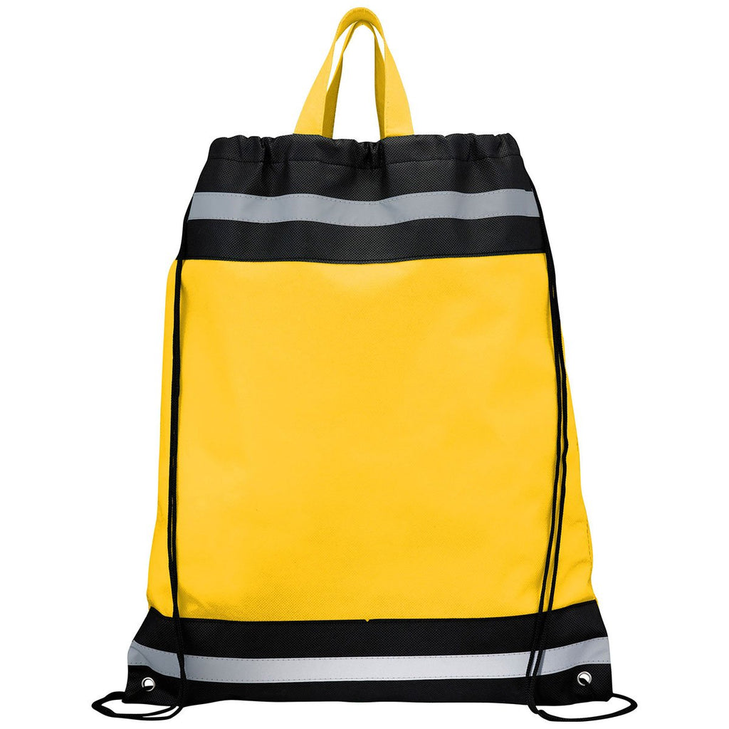 Bullet Yellow Eagle Non-Woven Drawstring Bag