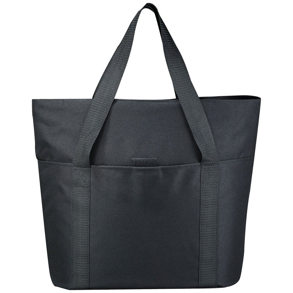 Bullet Black Heavy Duty Zippered Convention Tote