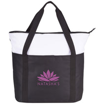 Bullet White Heavy Duty Zippered Convention Tote