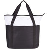 Bullet White Heavy Duty Zippered Convention Tote