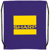 Bullet Purple Oriole Drawstring Bag