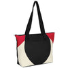 Bullet Black with Red Trim Asher Zippered Convention Tote