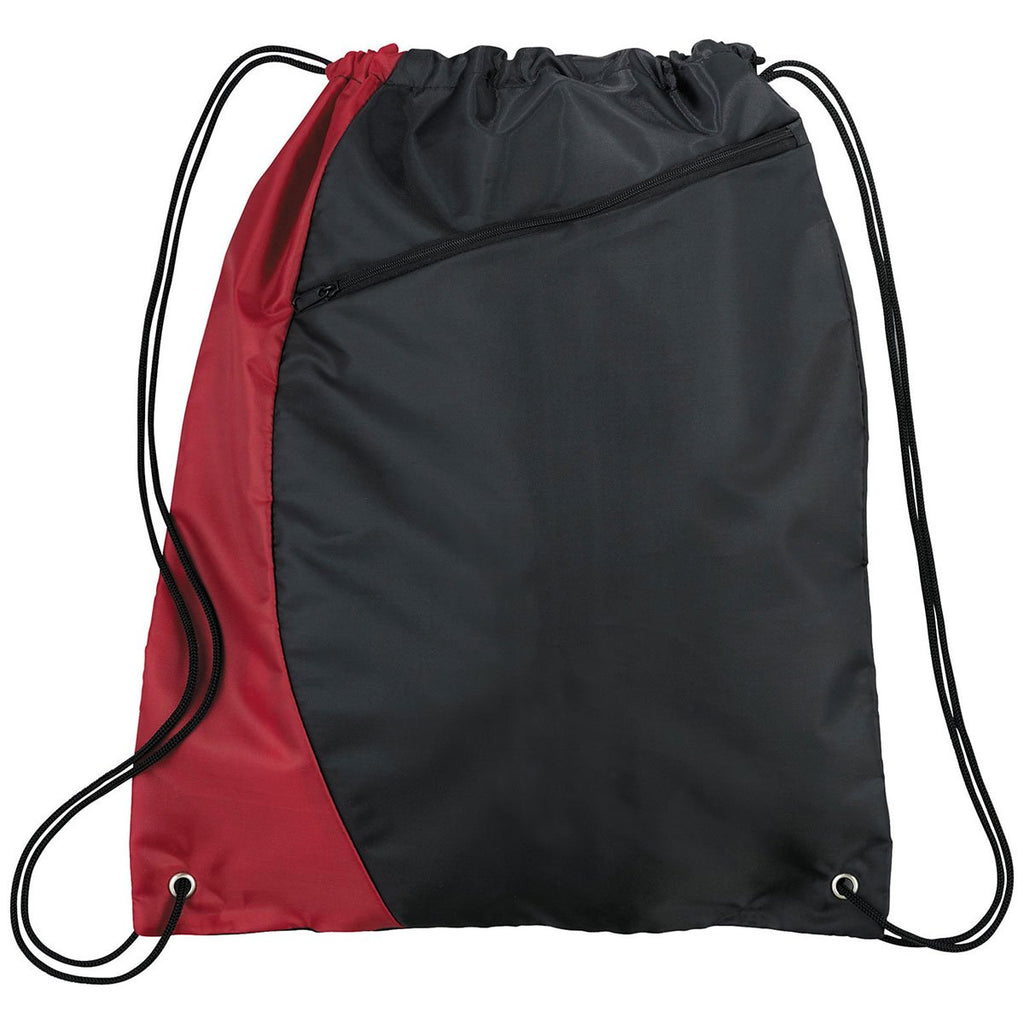 Bullet Maroon Sonar Drawstring Bag