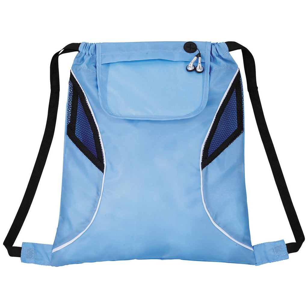 Bullet Light Blue Bumblebee Deluxe Drawstring Bag
