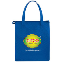 Bullet Royal Blue Deluxe Non-Woven Insulated Grocery Tote