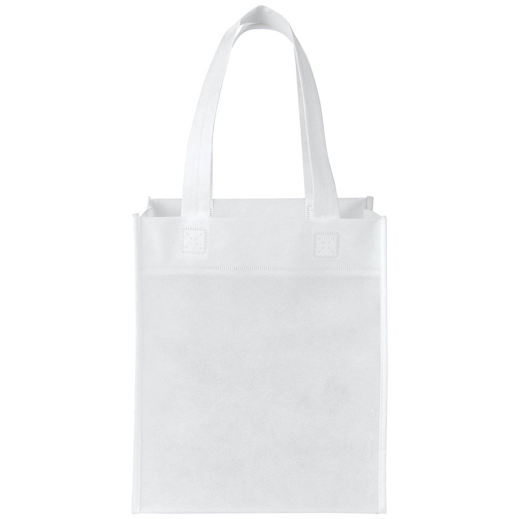 Bullet White Basic Grocery Tote