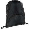 Bullet Black Deluxe Mesh Accent Drawstring Bag