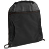 Bullet Black Zippered Side Mesh Drawstring Bag