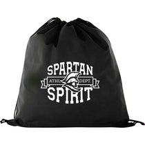 Bullet Black Mega Non-Woven Drawstring Bag