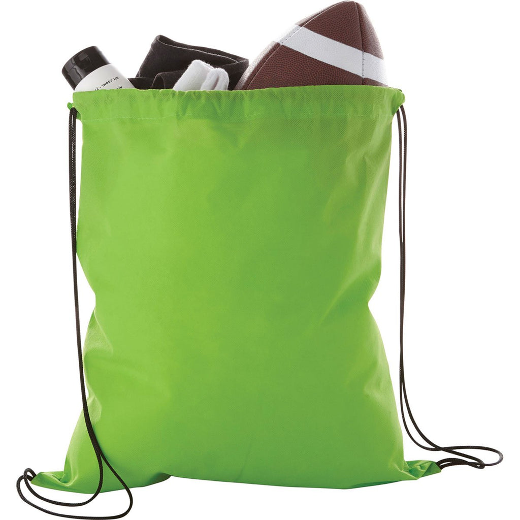 Bullet Lime Mega Non-Woven Drawstring Bag