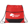 Bullet Red Angles Non-Woven Drawstring Bag