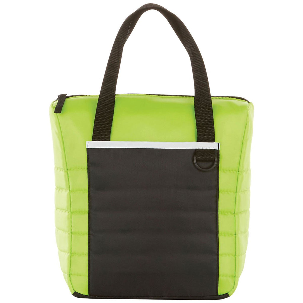 Bullet Lime Green Quilted 12-Can Lunch Cooler