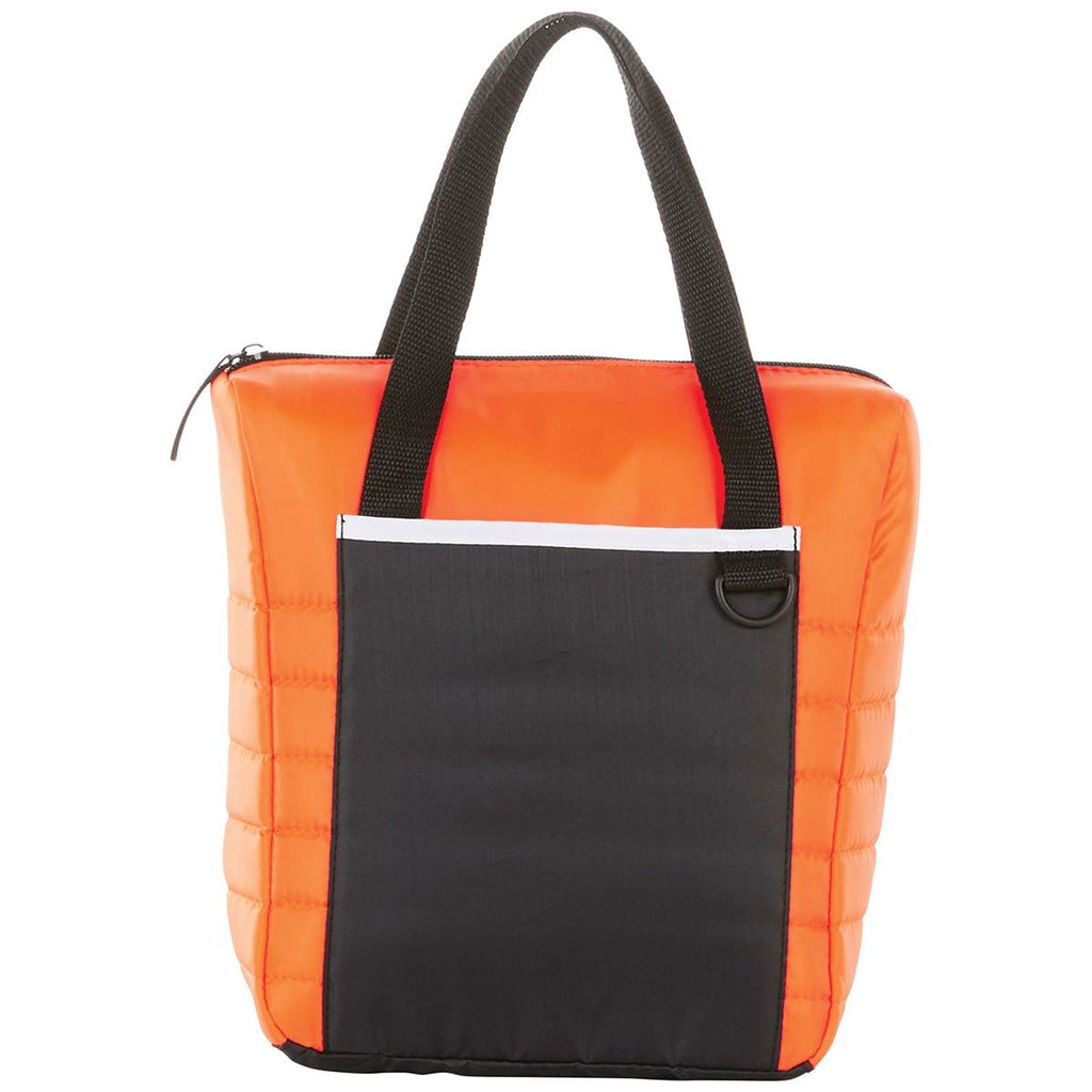 Bullet Orange Quilted 12-Can Lunch Cooler