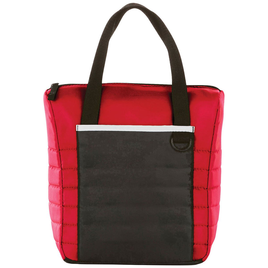 Bullet Red Quilted 12-Can Lunch Cooler