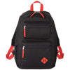 Bullet Black/Red Double Pocket Backpack