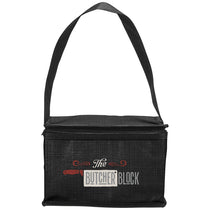 Bullet Black Crossweave Non-Woven Lunch Cooler