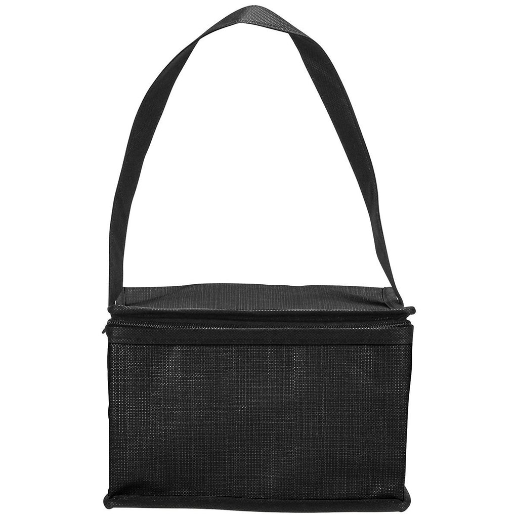 Bullet Black Crossweave Non-Woven Lunch Cooler