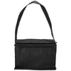 Bullet Black Crossweave Non-Woven Lunch Cooler