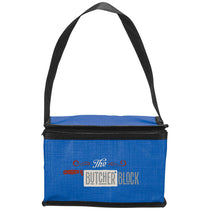 Bullet Royal Blue Crossweave Non-Woven Lunch Cooler