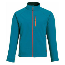 Landway Men's Deepwater/Orange Matrix SP Soft Shell with Contrast Zip