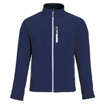 Landway Men's Navy Matrix SP Soft Shell with Contrast Zip