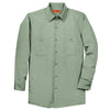 Red Kap Men's Light Green Long Sleeve Industrial Work Shirt