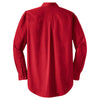 CornerStone Men's Red Long Sleeve SuperPro Twill Shirt