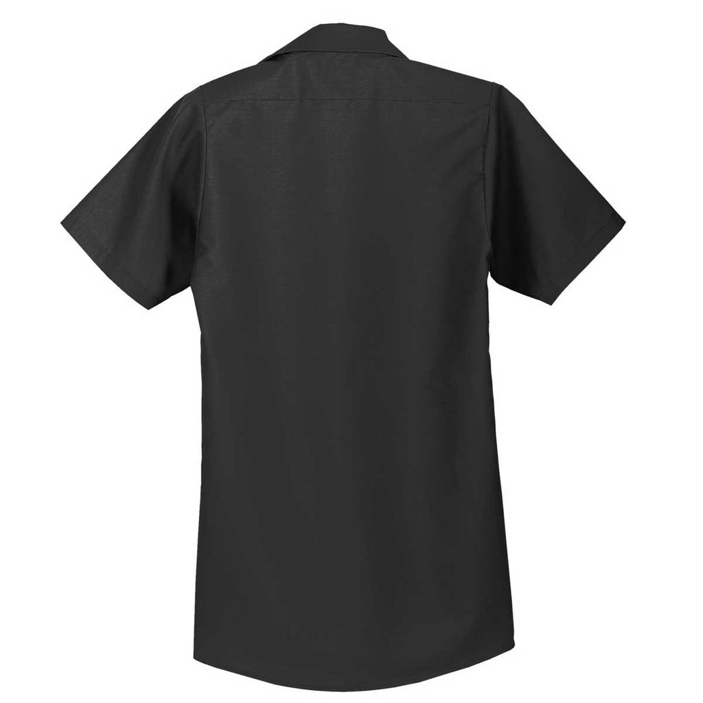 Red Kap Men's Charcoal Short Sleeve Industrial Work Shirt