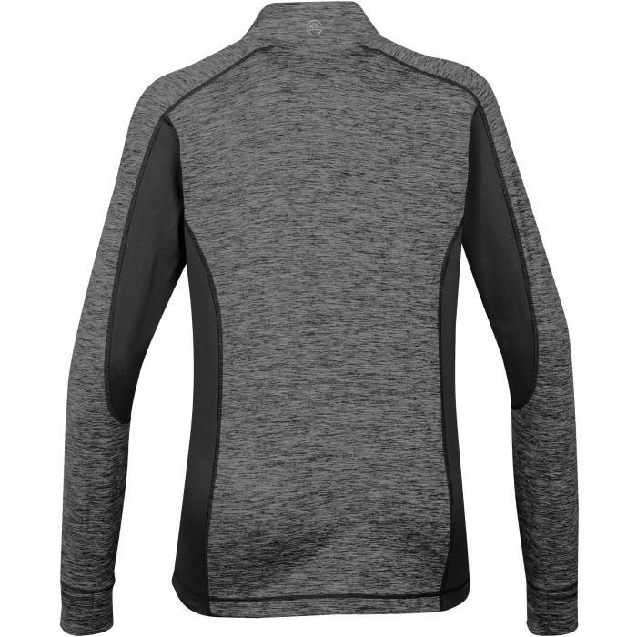 Stormtech Women's Carbon Heather/Black Lotus 1/4 Zip