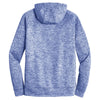 Sport-Tek Men's True Royal PosiCharge Electric Heather Fleece Hooded Pullover