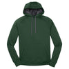 Sport-Tek Men's Forest Green Tech Fleece Hooded Sweatshirt