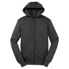 Sport-Tek Men's Graphite Heather Full-Zip Hooded Sweatshirt