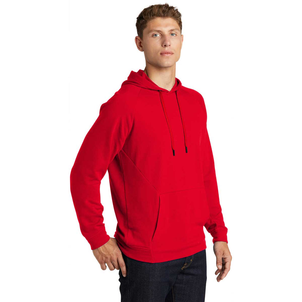 Sport-Tek Men's True Red Lightweight French Terry Pullover Hoodie