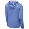 Sport-Tek Men's True Royal Heather PosiCharge Tri-Blend Wicking Fleece Hooded Pullover