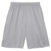 Sport-Tek Men's Silver PosiCharge Tough Mesh Pocket Short