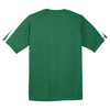 Sport-Tek Men's Kelly Green/White Colorblock PosiCharge Competitor Tee
